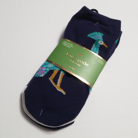 Kate spade Peacock 3 pack no show socks - Picture 4 of 6